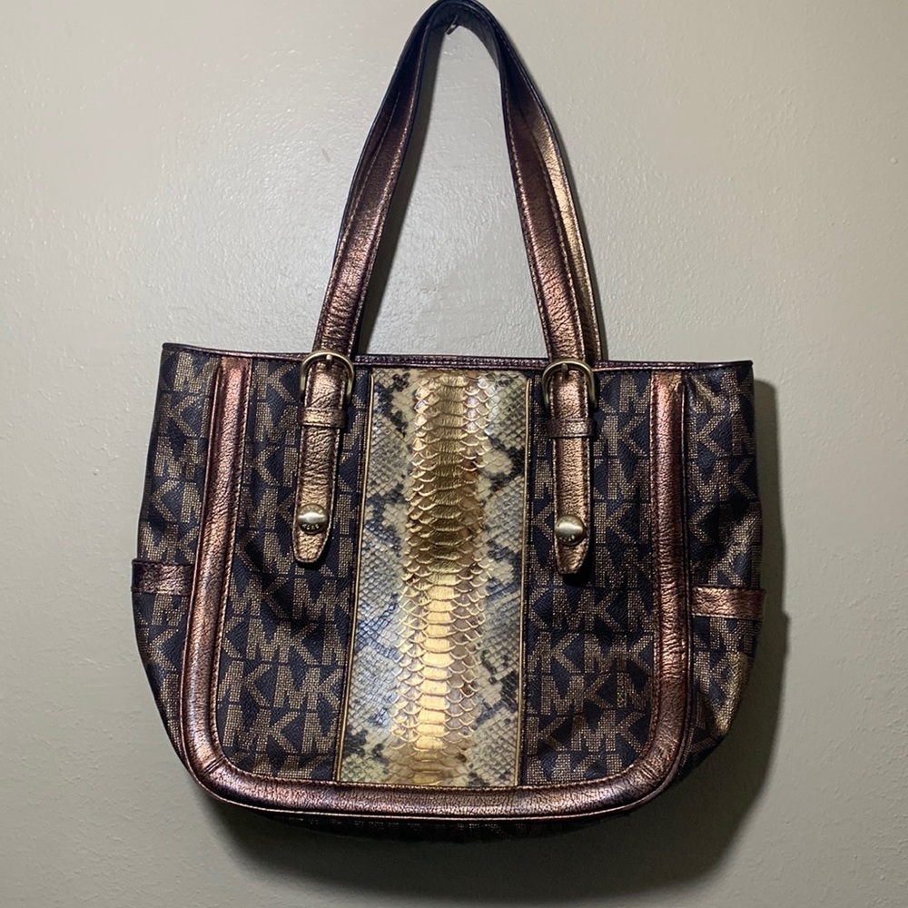 Michael Kors Python Embellished Tote